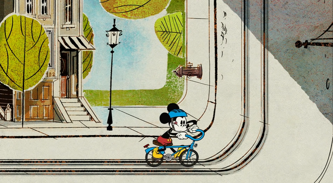 Mickey Bike Blank Meme Template