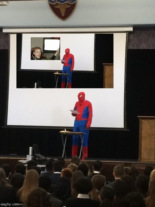 Spiderman Presentation | image tagged in spiderman presentation | made w/ Imgflip meme maker