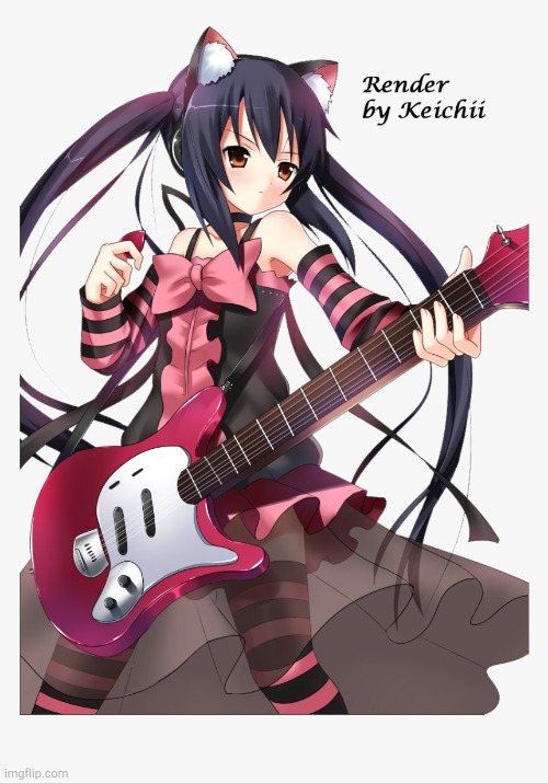 Anime Rocker Girl! | image tagged in anime rocker girl | made w/ Imgflip meme maker