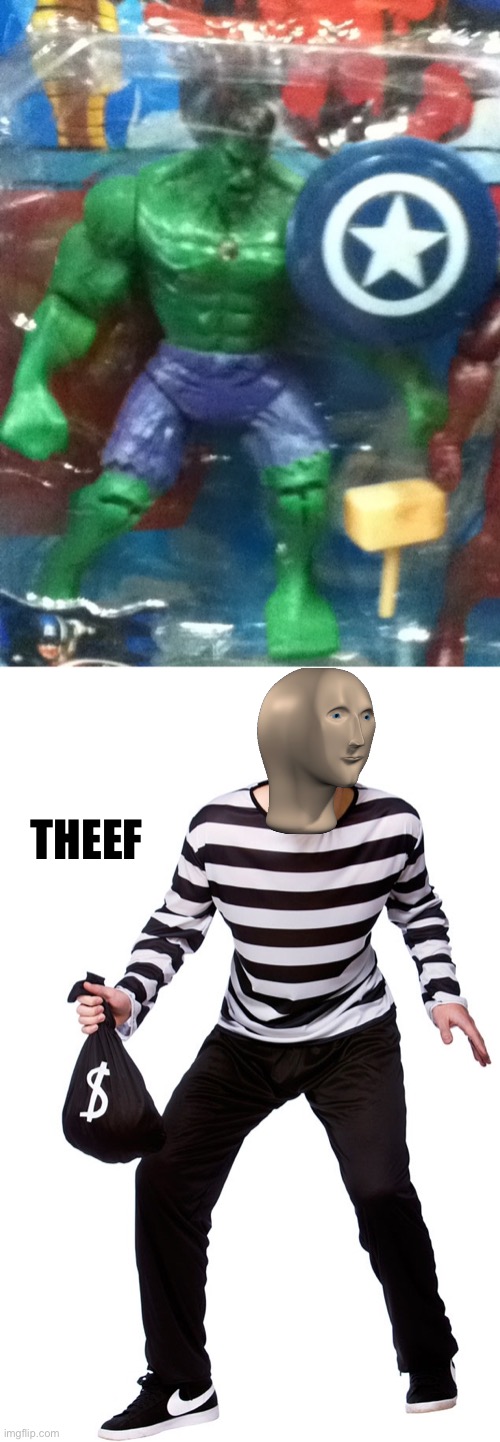 Theef | THEEF | image tagged in robber | made w/ Imgflip meme maker