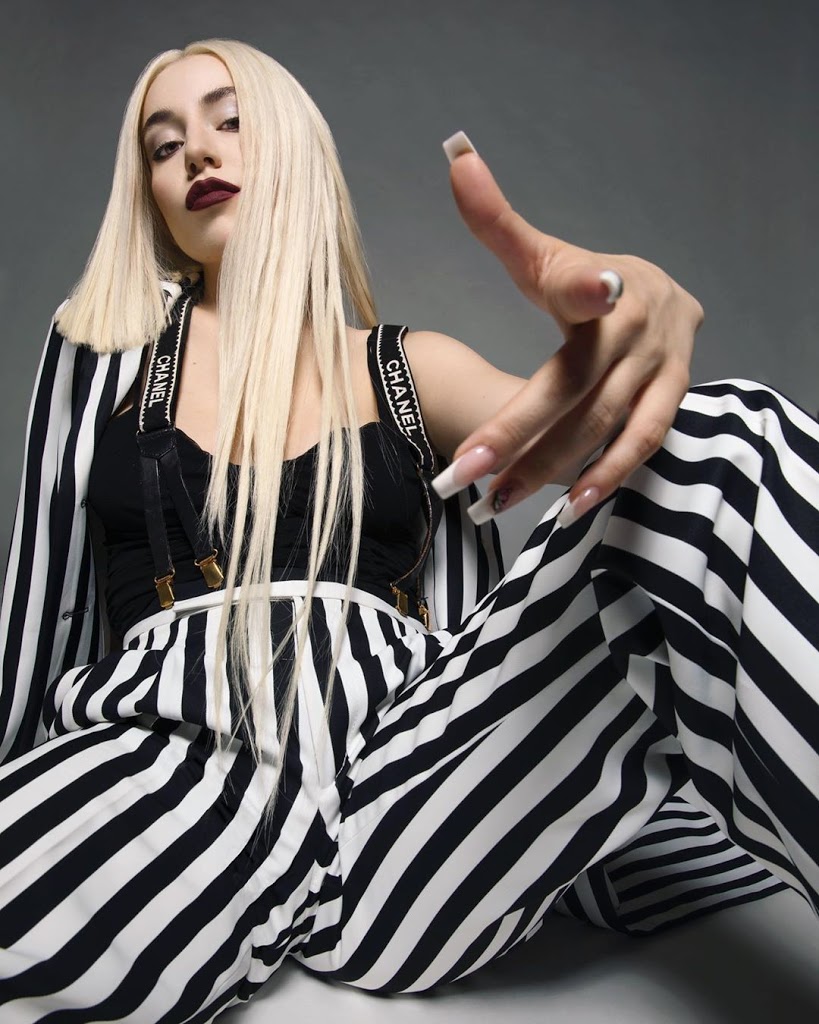 Ava Max wants YOU to wear a mask Blank Meme Template