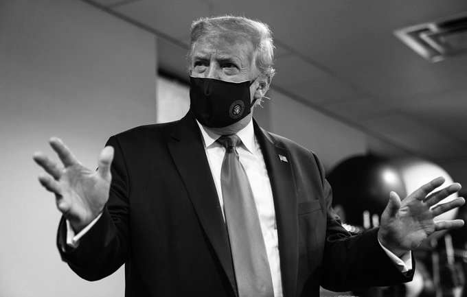 High Quality Trump mask Blank Meme Template