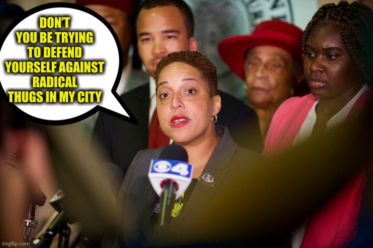 Kimberly Gardner, Soros thug and communist bitch! | DON’T YOU BE TRYING TO DEFEND YOURSELF AGAINST RADICAL THUGS IN MY CITY | image tagged in missouri,self defense,democrats,democratic party,antifa,black lives matter | made w/ Imgflip meme maker