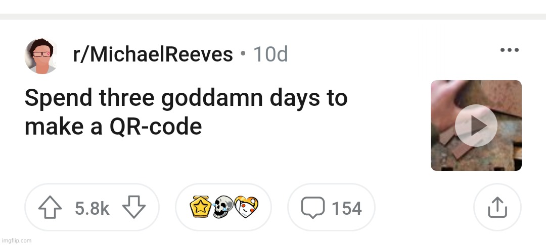 Reddit QR Code | image tagged in reddit qr code | made w/ Imgflip meme maker
