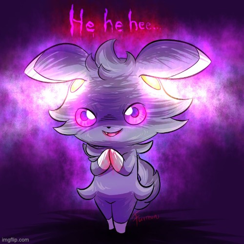 evil espurr | image tagged in evil espurr | made w/ Imgflip meme maker