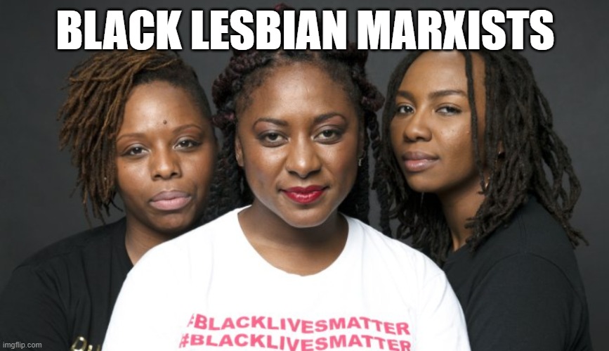 BLM cares more about socialism and destroying the family than saving lives | BLACK LESBIAN MARXISTS | image tagged in blm | made w/ Imgflip meme maker