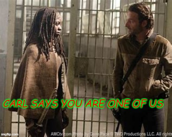 CARL SAYS YOU ARE ONE OF US | made w/ Imgflip meme maker