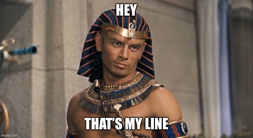 Rameses | HEY THAT’S MY LINE | image tagged in rameses | made w/ Imgflip meme maker