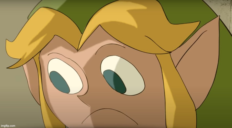 Link oh shit | image tagged in link oh shit | made w/ Imgflip meme maker