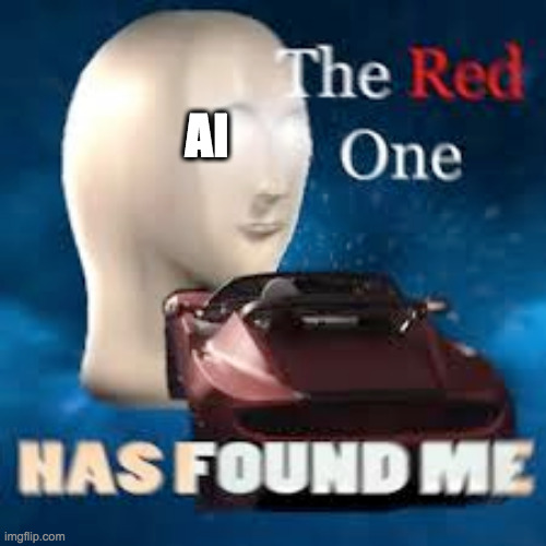 red one | AI | image tagged in red one | made w/ Imgflip meme maker