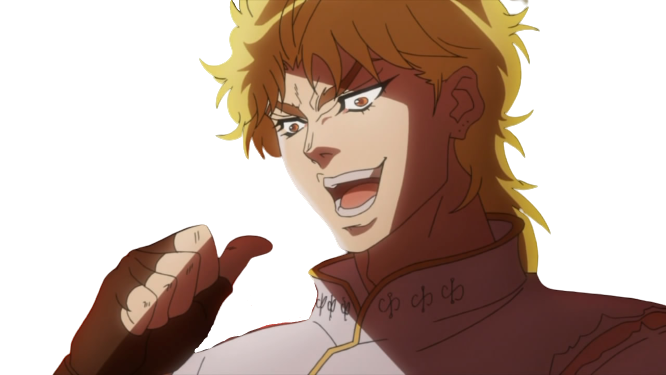 High Quality It was me, Dio! Blank Meme Template