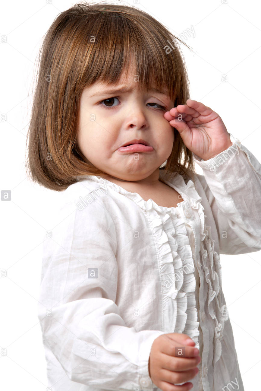 Little girl crying Blank Meme Template