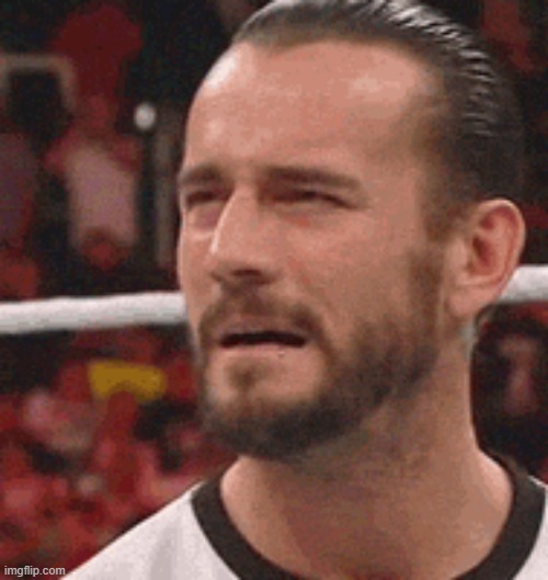 CM Punk Confused Face | image tagged in cm punk,wwe,confused face | made w/ Imgflip meme maker