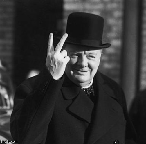 image tagged in winston churchill v for victory | made w/ Imgflip meme maker