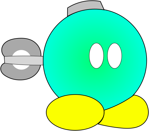 Cyan the Bob-omb Blank Meme Template