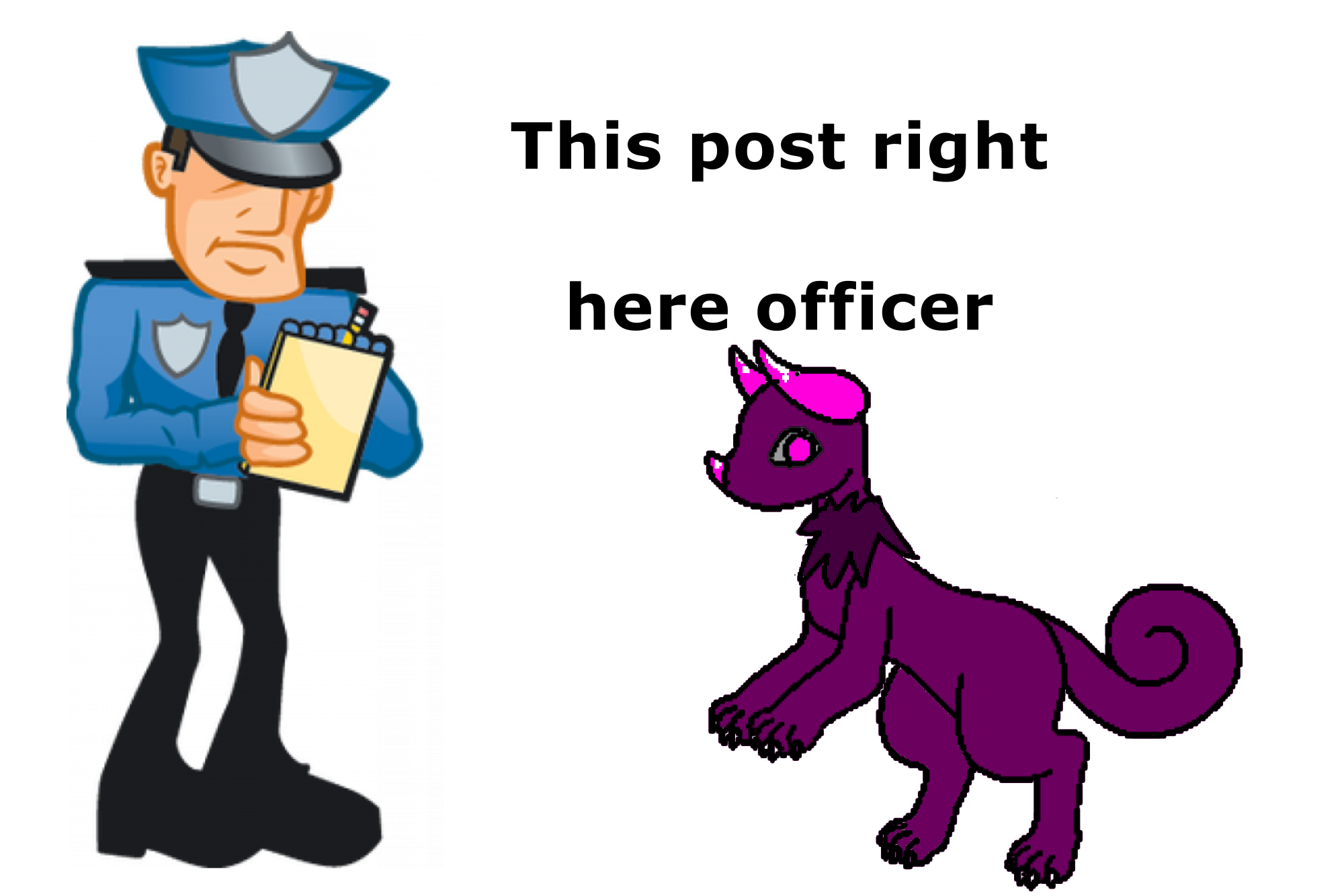 Right post. Right here Officer. Officer meme. Картинка Officer с написанием на английском. Yes Officer, this youtube short right here..