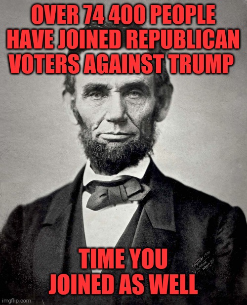 "I wish her well" | OVER 74 400 PEOPLE HAVE JOINED REPUBLICAN VOTERS AGAINST TRUMP; TIME YOU JOINED AS WELL | image tagged in memes,donald trump,trump unfit unqualified dangerous,covid-19 | made w/ Imgflip meme maker