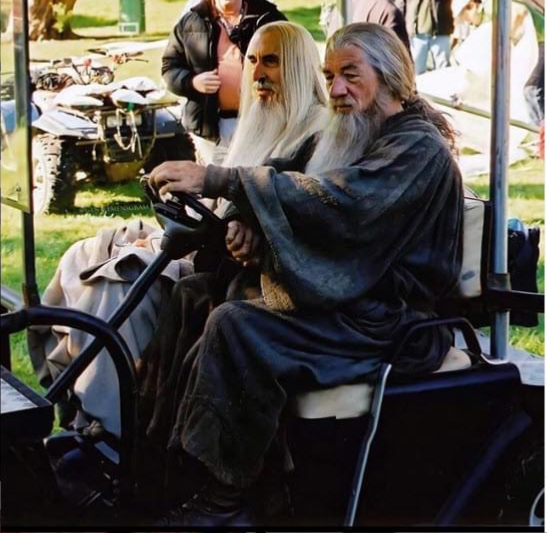 Golf cart wizards Blank Meme Template