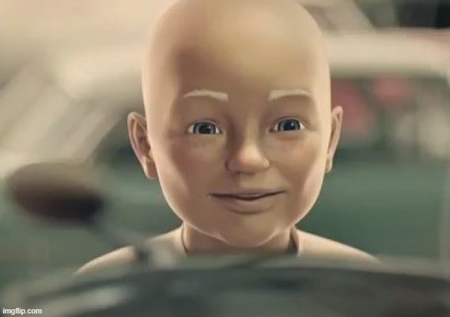 baby Mr. Clean | image tagged in baby mr clean,custom template | made w/ Imgflip meme maker