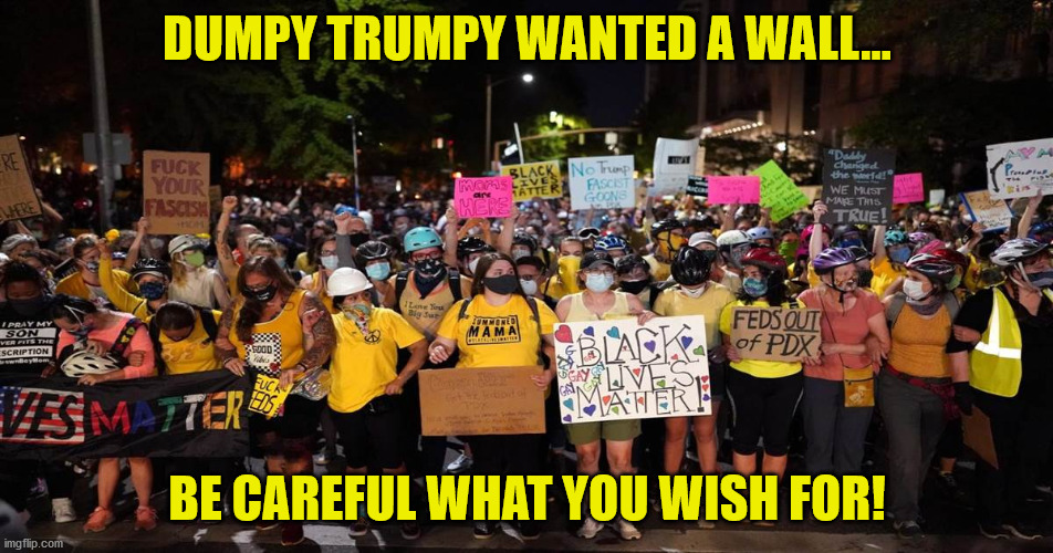 Wall of Mom | DUMPY TRUMPY WANTED A WALL... BE CAREFUL WHAT YOU WISH FOR! | image tagged in wall of mom | made w/ Imgflip meme maker