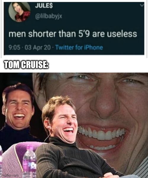 TOM CRUISE: | image tagged in memes,funny | made w/ Imgflip meme maker