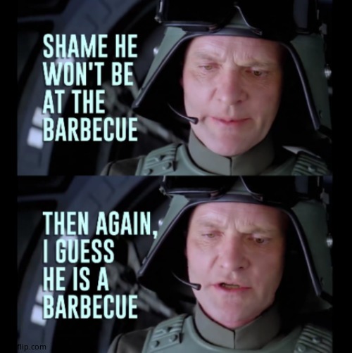 I guess he is a barbecue | image tagged in i guess he is a barbecue | made w/ Imgflip meme maker
