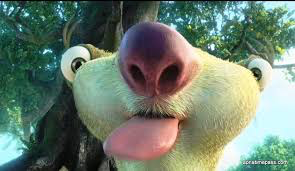 High Quality Sid The Sloth Tongue Blank Meme Template