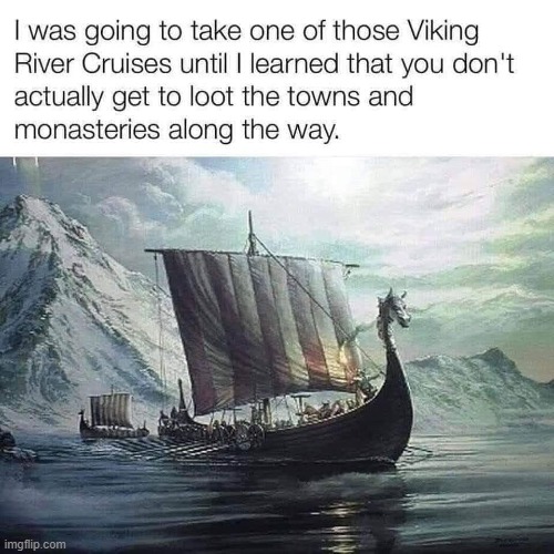 yeah what a ripoff geez | image tagged in vikings,viking,repost,middle age,looting,looters | made w/ Imgflip meme maker