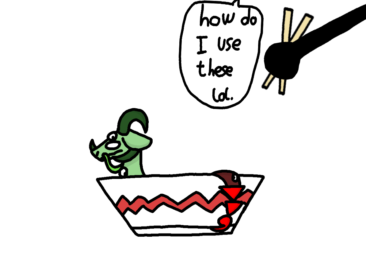 High Quality Noodle Dragon Blank Meme Template
