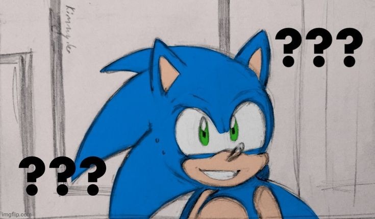 Sonic confused face | image tagged in sonic the hedgehog,confused nick young,memes,confused sonic the hedgehog | made w/ Imgflip meme maker