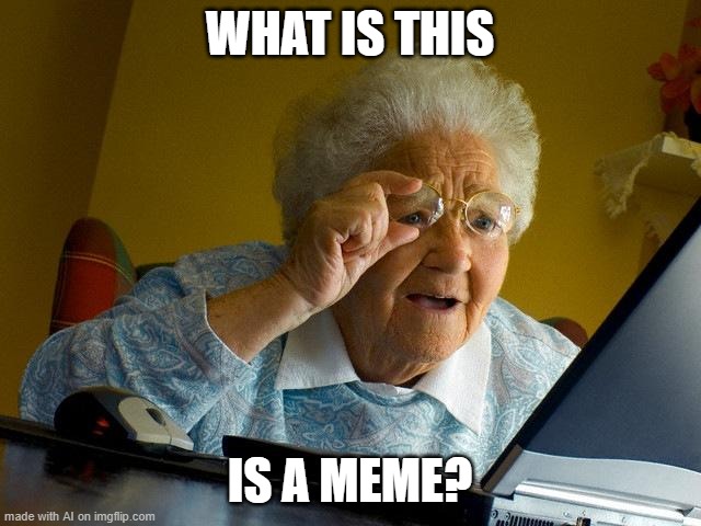 Grandma Finds The Internet Meme | WHAT IS THIS; IS A MEME? | image tagged in memes,grandma finds the internet | made w/ Imgflip meme maker