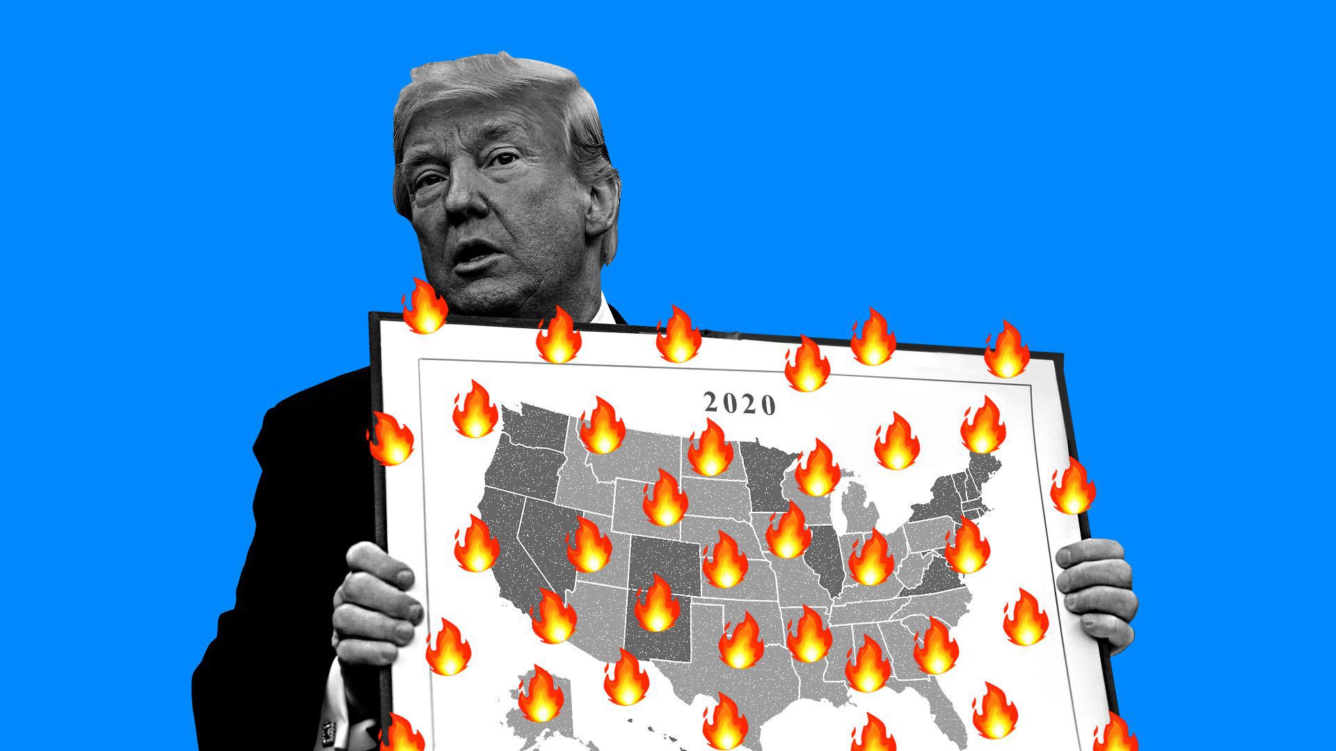 Trump Hell Blank Meme Template