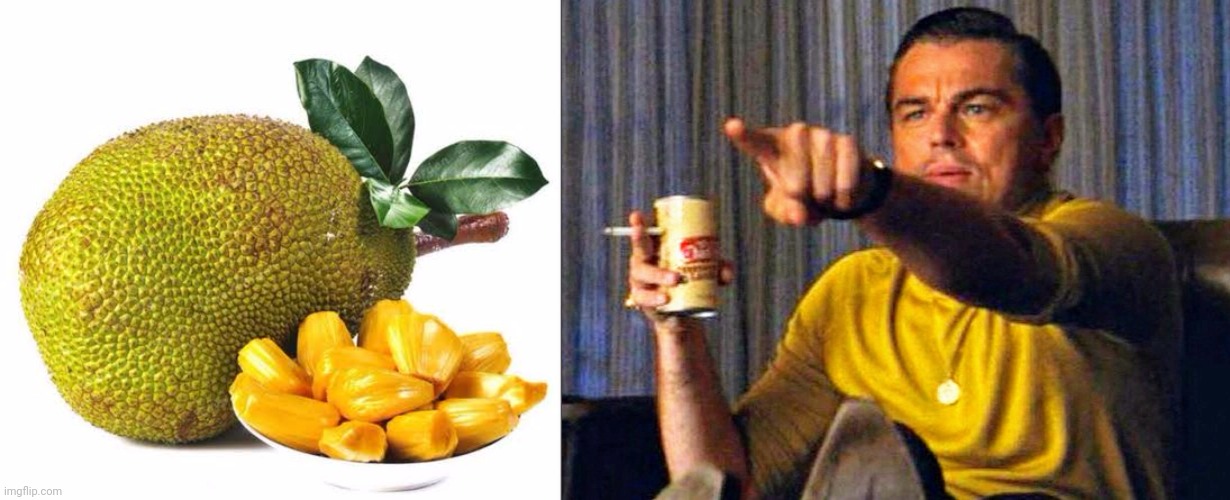 Jack-fruit | image tagged in leonardo dicaprio pointing at tv | made w/ Imgflip meme maker