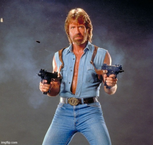 Chuck Norris Guns | image tagged in memes,chuck norris guns,chuck norris | made w/ Imgflip meme maker