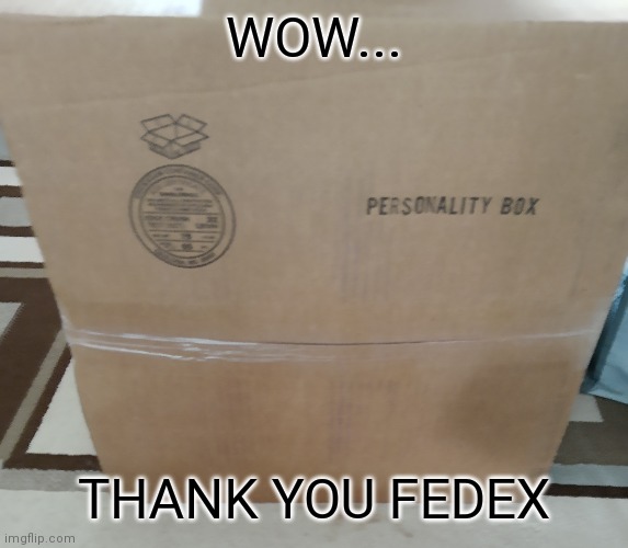 WOW... THANK YOU FEDEX | image tagged in funny,sad but true | made w/ Imgflip meme maker