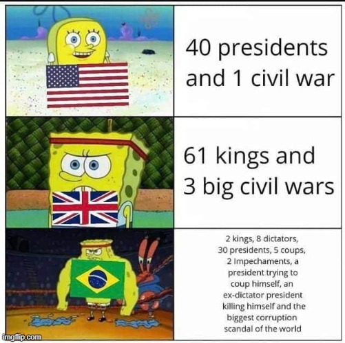 Man I'd hate to have to take a Brazilian history test (repost) | image tagged in repost,brazil,brazilian,historical meme,historical,history,FreeKarma4U | made w/ Imgflip meme maker