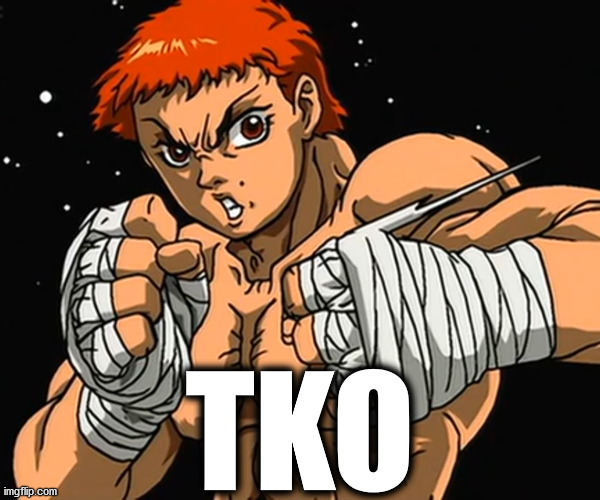 TKO | Ding Ding | Sukka Got Served ! | TKO | image tagged in memes,anime,boxing,knockout,check,winning | made w/ Imgflip meme maker