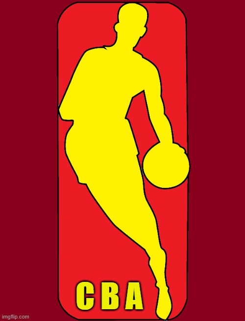 Communist Basketball Association | C B A | image tagged in nba memes,nba,china,communism | made w/ Imgflip meme maker