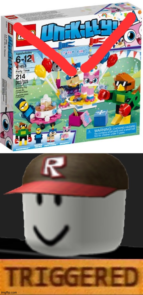 Lolololololol | image tagged in roblox triggered,unikitty box object show | made w/ Imgflip meme maker