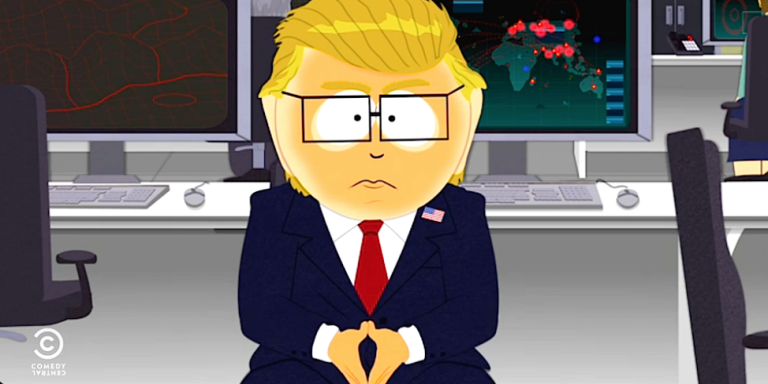 Mr Garrison Trump Blank Meme Template