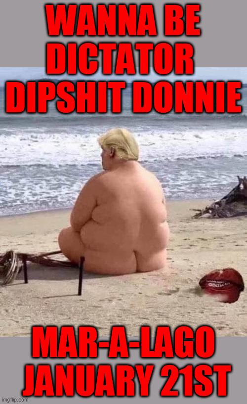 Cowering in Florida, after his crushing defeat, this big-shot loser sits waiting for the Extradition Order from New York State! | WANNA BE DICTATOR  DIPSHIT DONNIE; MAR-A-LAGO  JANUARY 21ST | image tagged in lock him up,defeat,fat bastard,loser,2020 elections,prison | made w/ Imgflip meme maker