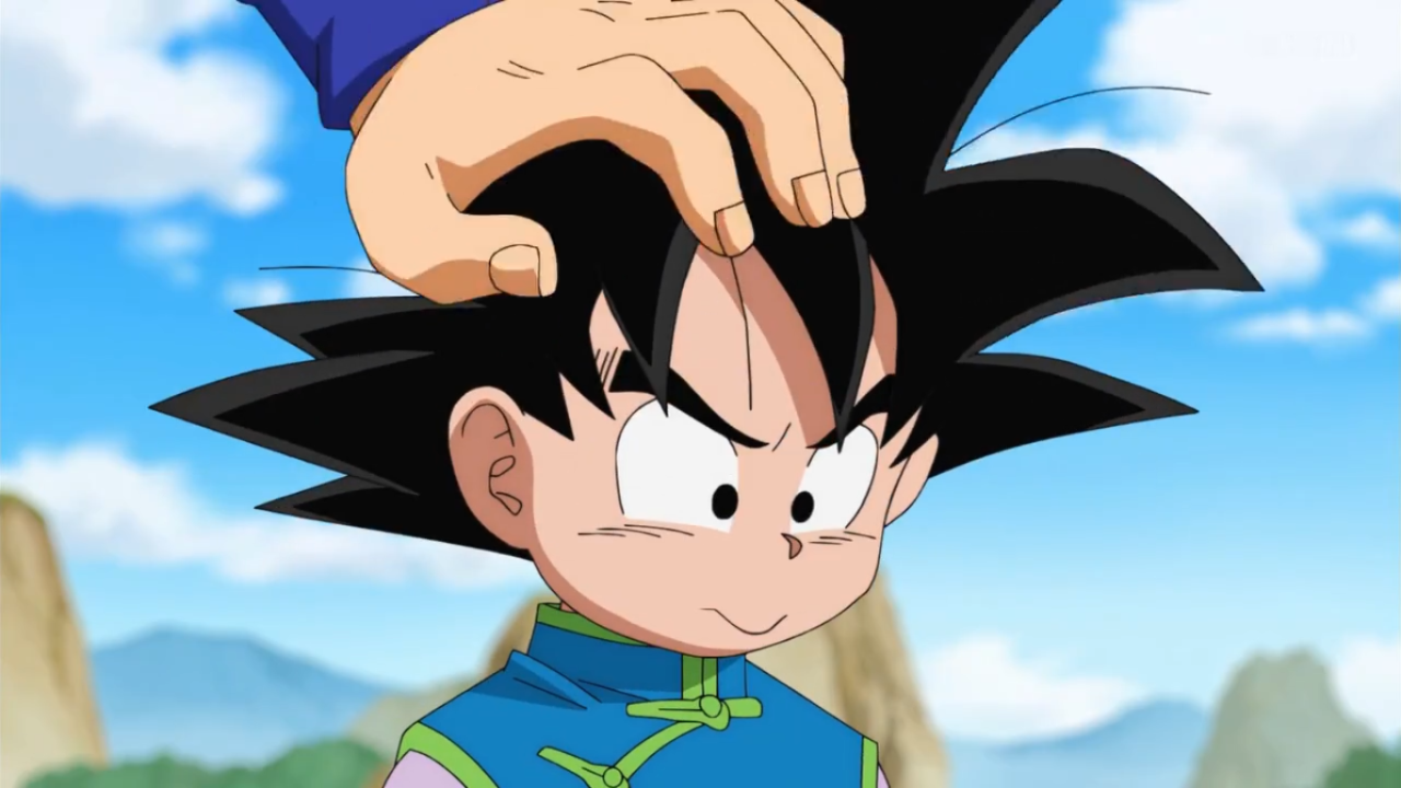 High Quality Adorable Goten (DBS) Blank Meme Template