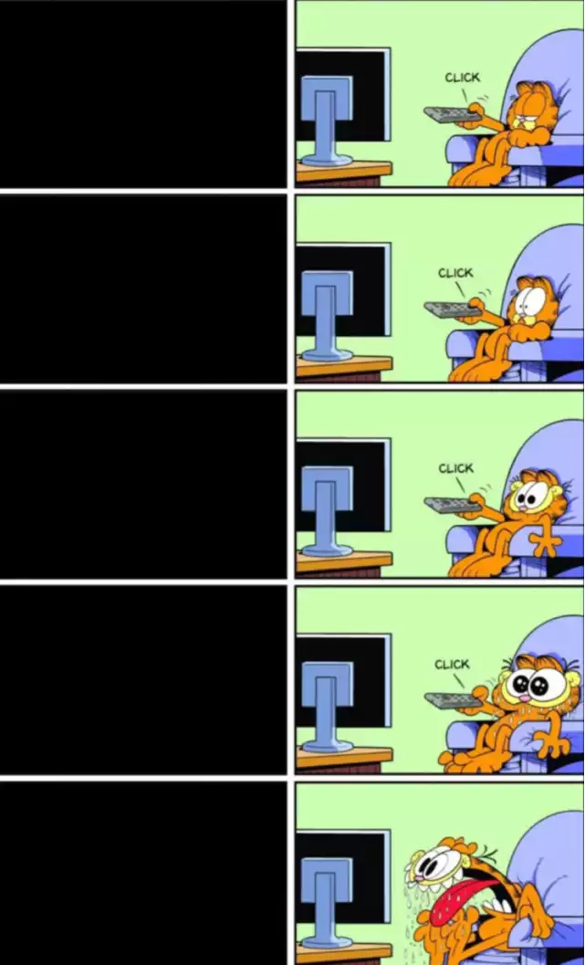 High Quality Garfield Blank Meme Template