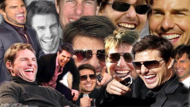 tom cruise laughter meme