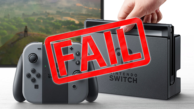 High Quality Nintendo Switch Failed! Blank Meme Template