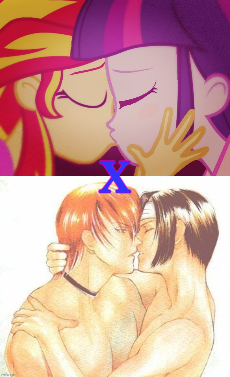 That's why i like MLP and KoF | X | image tagged in my little pony,king of fighters,memes | made w/ Imgflip meme maker