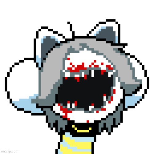 While browsing about “Temmie” than i see this magnificent masterpiece | image tagged in memes,funny,temmie,undertale,creepy,scary | made w/ Imgflip meme maker