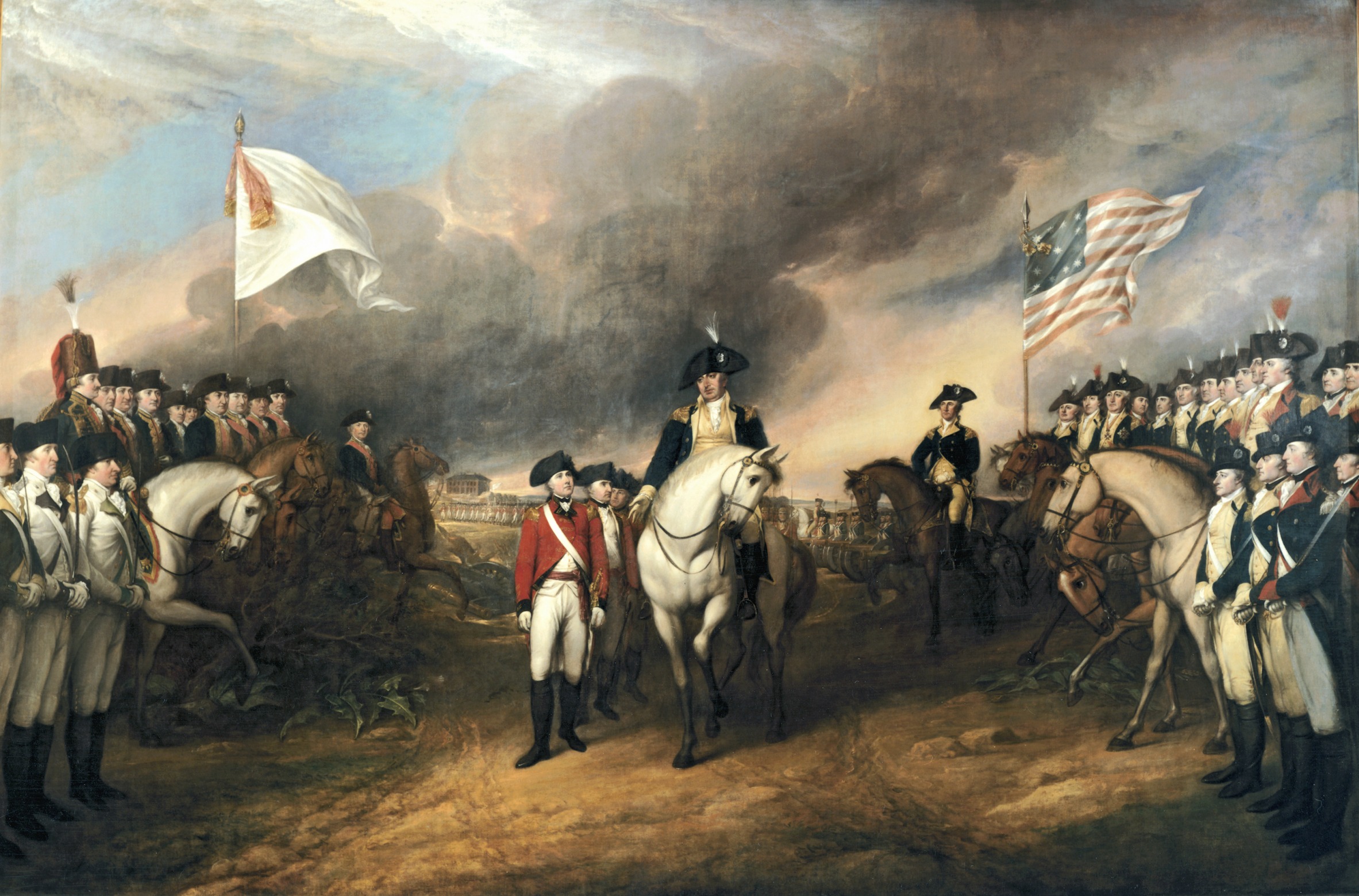 Washington battle of Yorktown Blank Meme Template