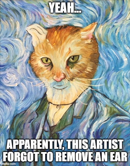 Vincent Van Meow - Imgflip