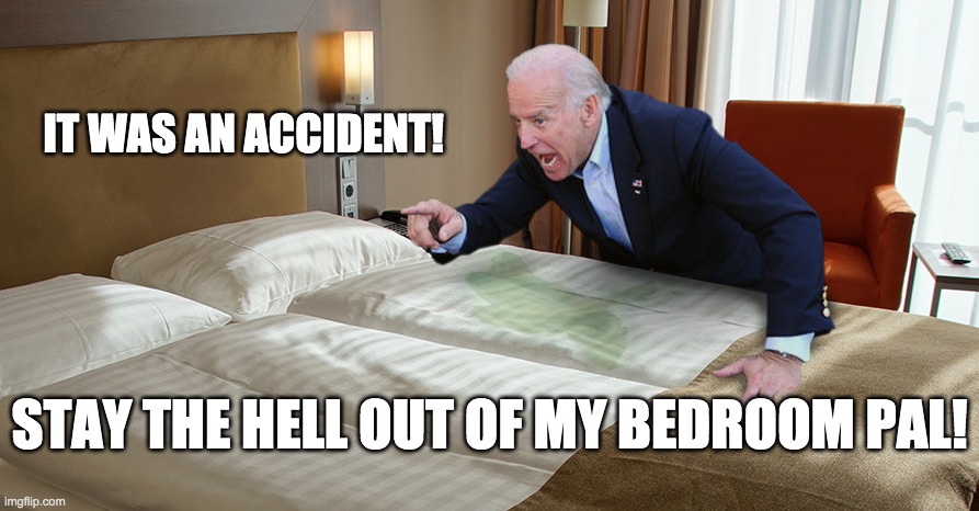 STAY THE HELL OUT OF MY BEDROOM PAL! IT WAS AN ACCIDENT! | made w/ Imgflip meme maker
